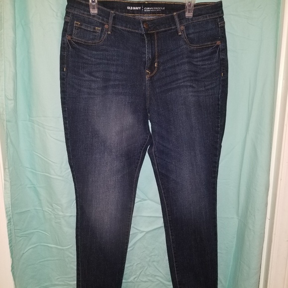 Old Navy Curvy Mid Rise Jeans - Picture 1 of 2